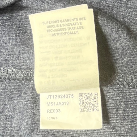 Superdry |‎ Men’s Large | “Original Superdry Number 1 Co” Blue Crewneck T-Shirt - Picture 10 of 11